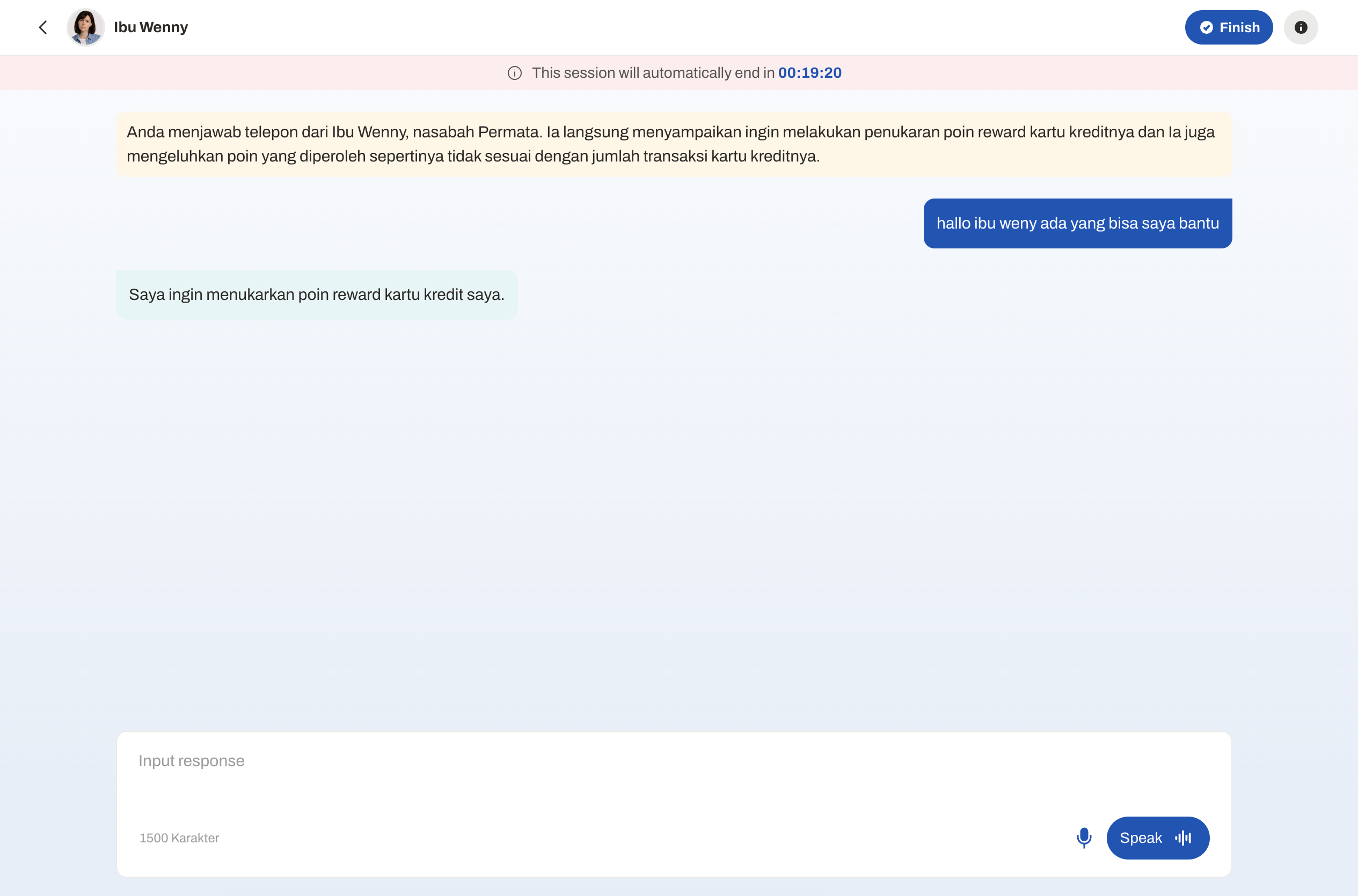 Inspigo AI chat conversation